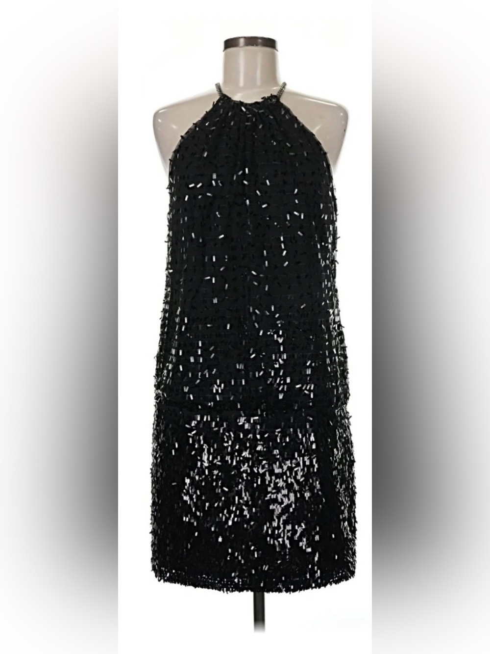 Arden B Black Sequin Mini Dress